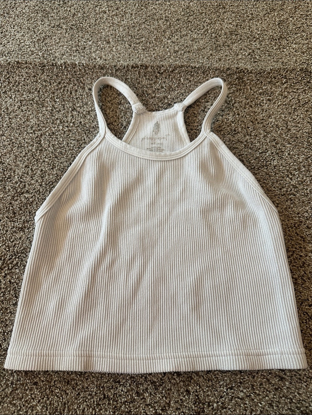 Free People Movement Happiness Runs Long Crop Tank, size m/l